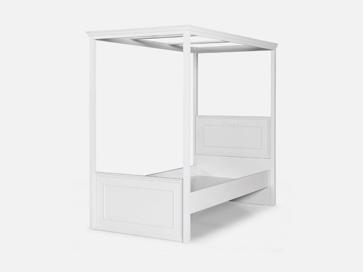 Angel Mega Cibinlik Karyolası 100x200 Mat Beyaz D.y.