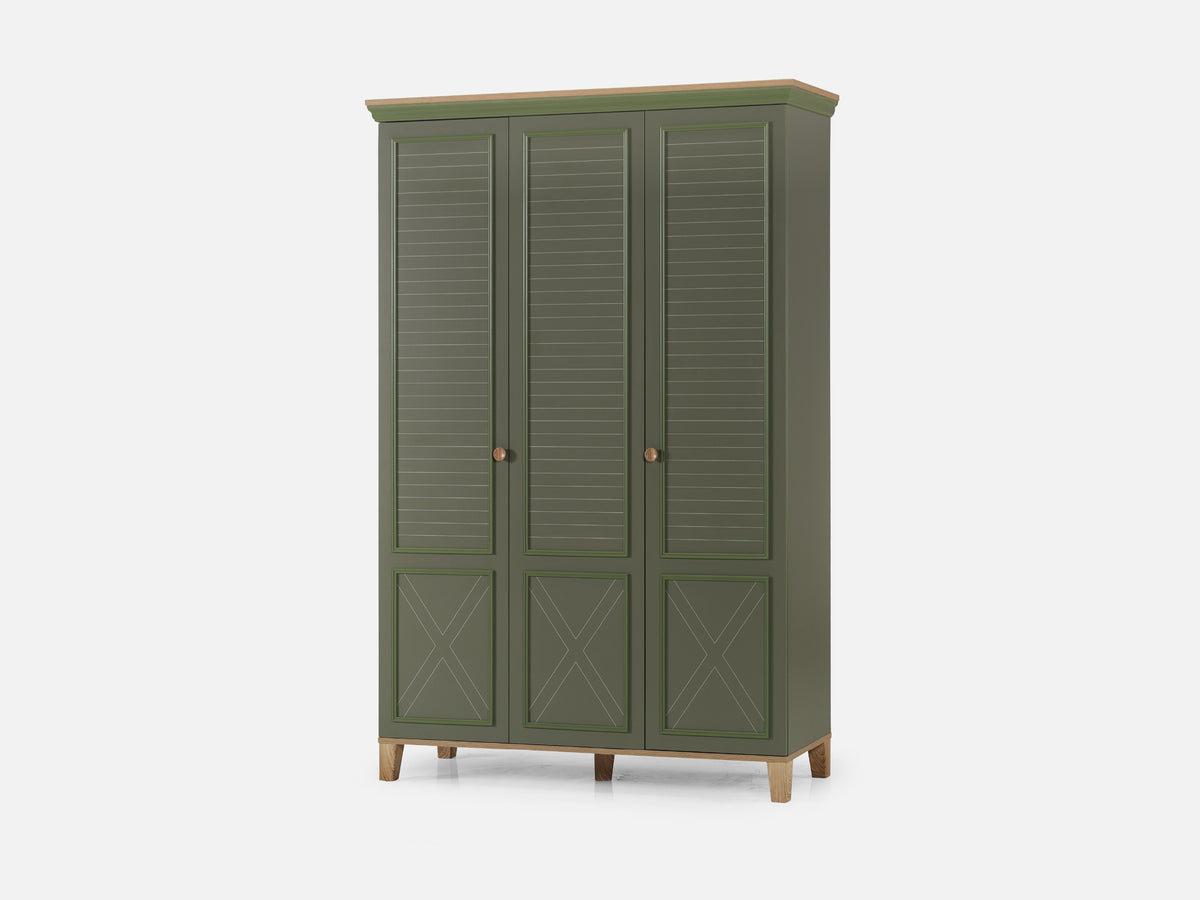 New Atlas 3 Kapaklı Dolap Çam Yeşil