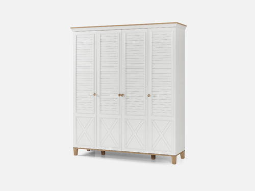 New Atlas 4 Kapaklı Dolap Mat Aytaşı