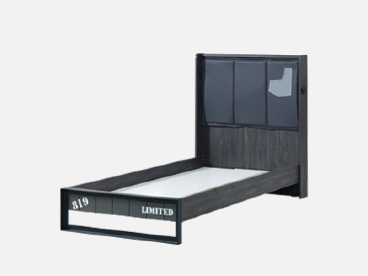 Dark Başlıklı Karyola 120x200 Antrasit