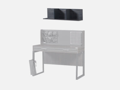 Dark Çalışma Masası Üst Modül Antrasit