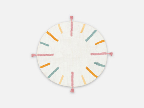 Playful Halı Yuvarlak 120cm Renkli