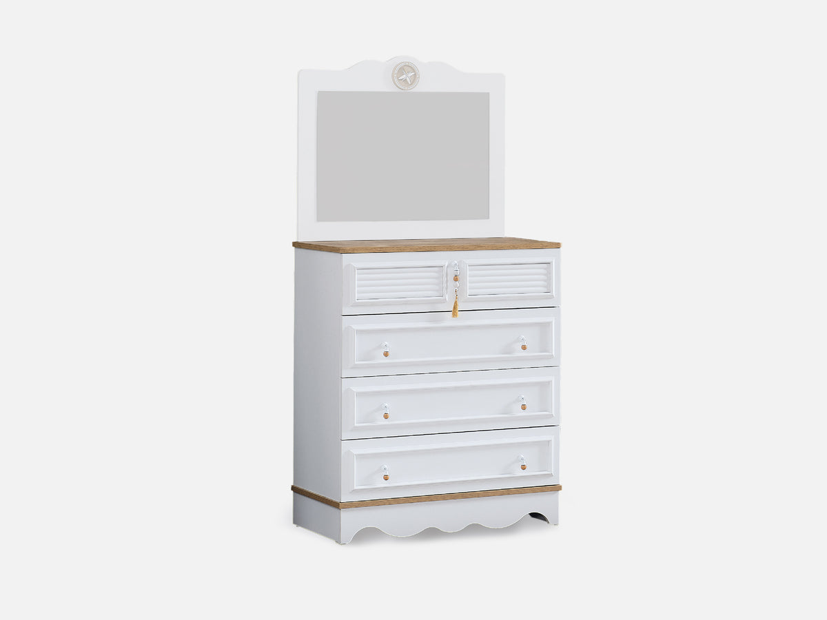 Luna Şifonyer 4 Çekmeceli Cappuccino