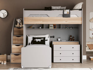 Lagom Ranza ödüllü çocuk odası ranza modeli genel görünüm