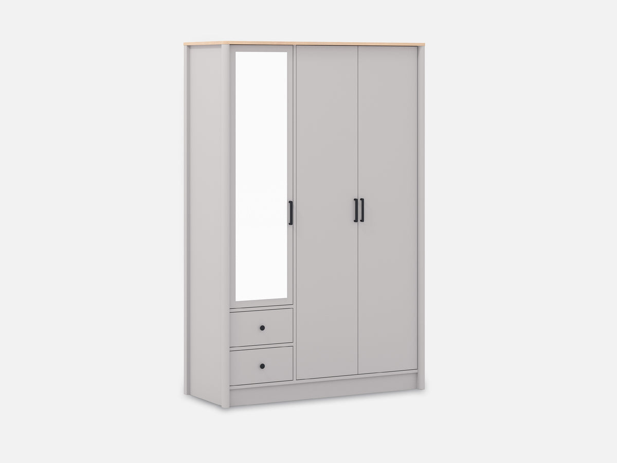 Lagom 3 Kapaklı Dolap Aynalı