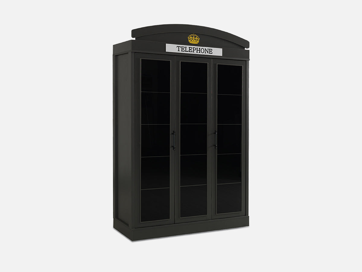 London 3 Kapaklı Dolap Antrasit