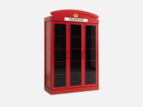 London 3 Kapaklı Dolap Elma Şekeri