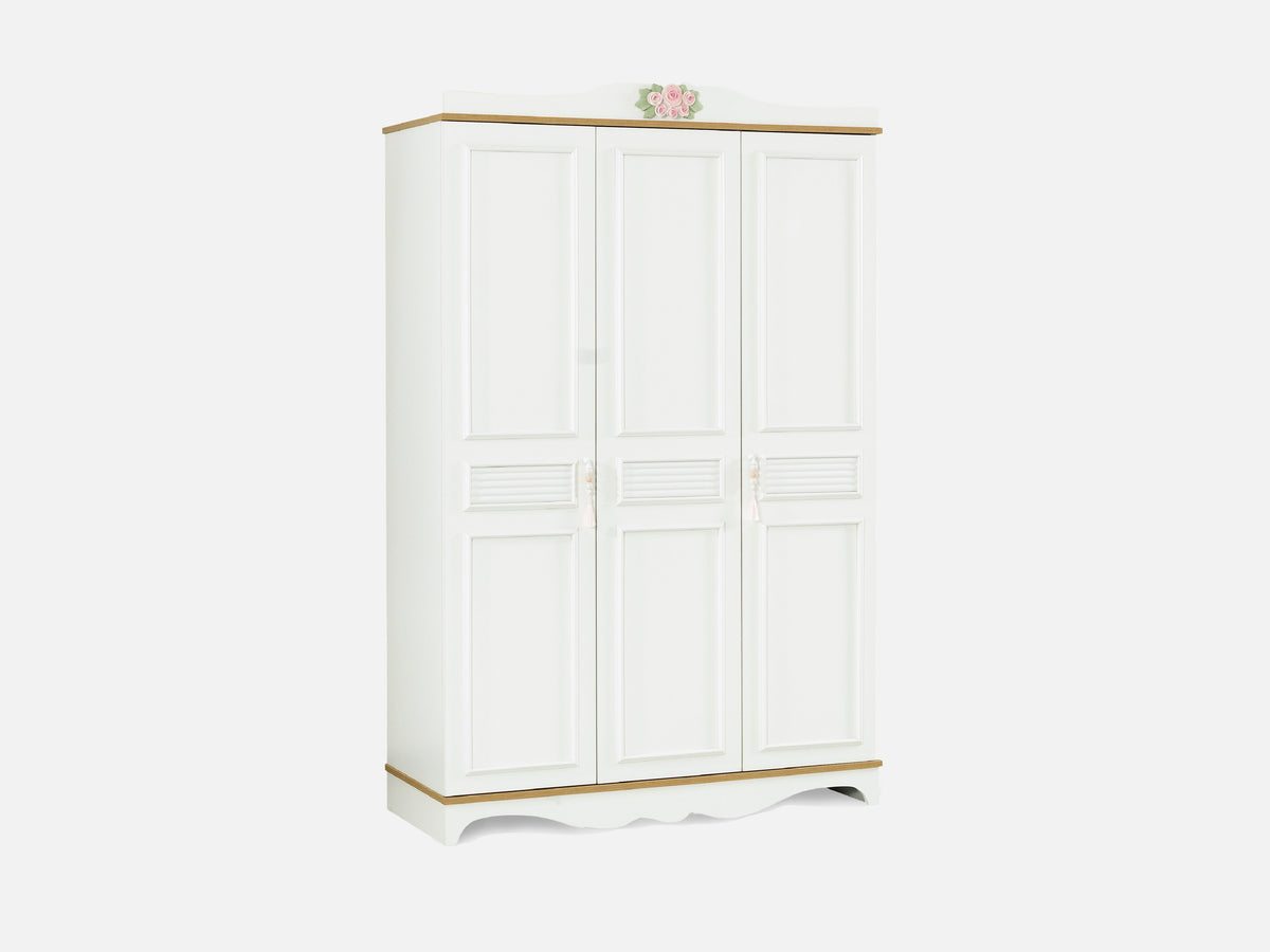 Luna 3 Kapaklı Dolap Pudra