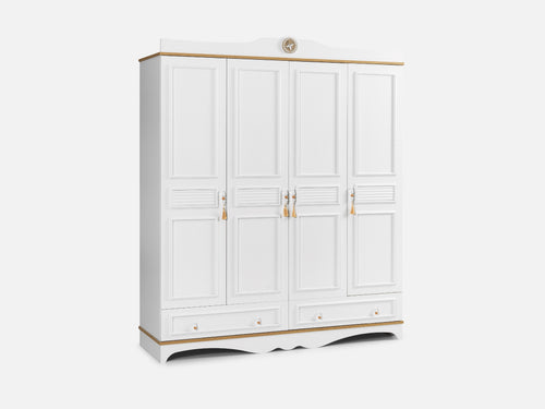 Luna 4 Kapaklı Dolap Cappuccino