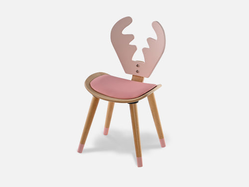 Natura Geyik Sandalye Pembe