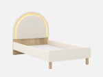Bohem Başlıklı Karyola 100x200 Ledli