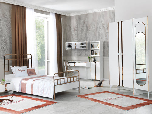 Elegant Genç Odası Takımı Kampanyalı Tam Set 7 Parça