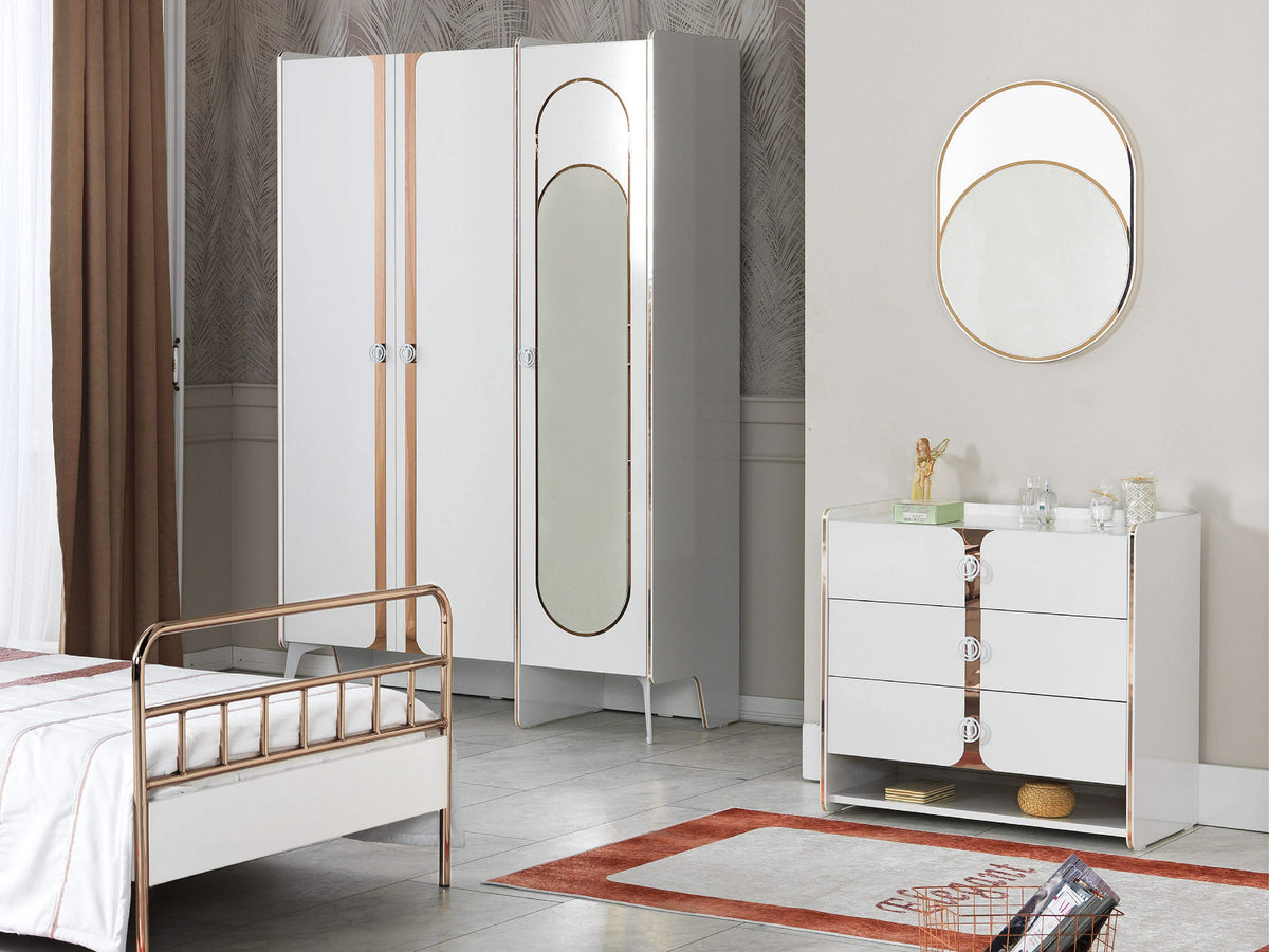 Elegant Genç Odası Takımı Kampanyalı Tam Set 7 Parça
