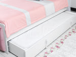 Luna Başlıklı Karyola 100x200 Pudra